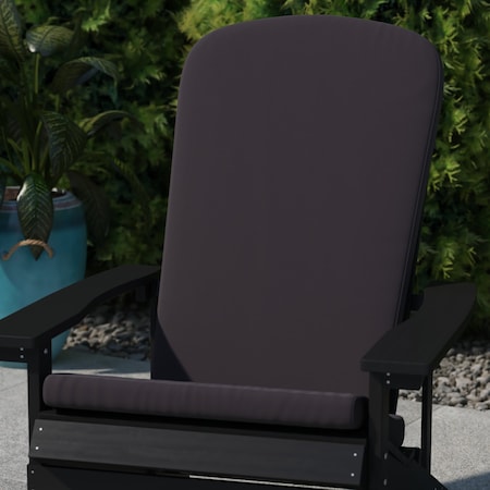 Flash Furniture 2PK Gray High Back Adirondack Chair Cushions JJ-CSN14501-GY-2-GG